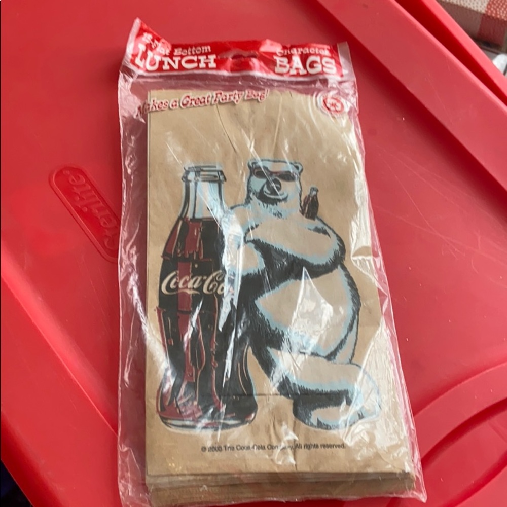 NIP 2003 paper lunch/party Coca Cola bags 15